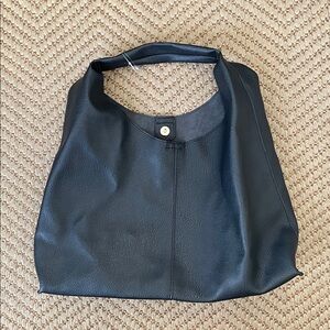 Street Level - Amora Shoulder Tote Bag Vegan Leather Black
